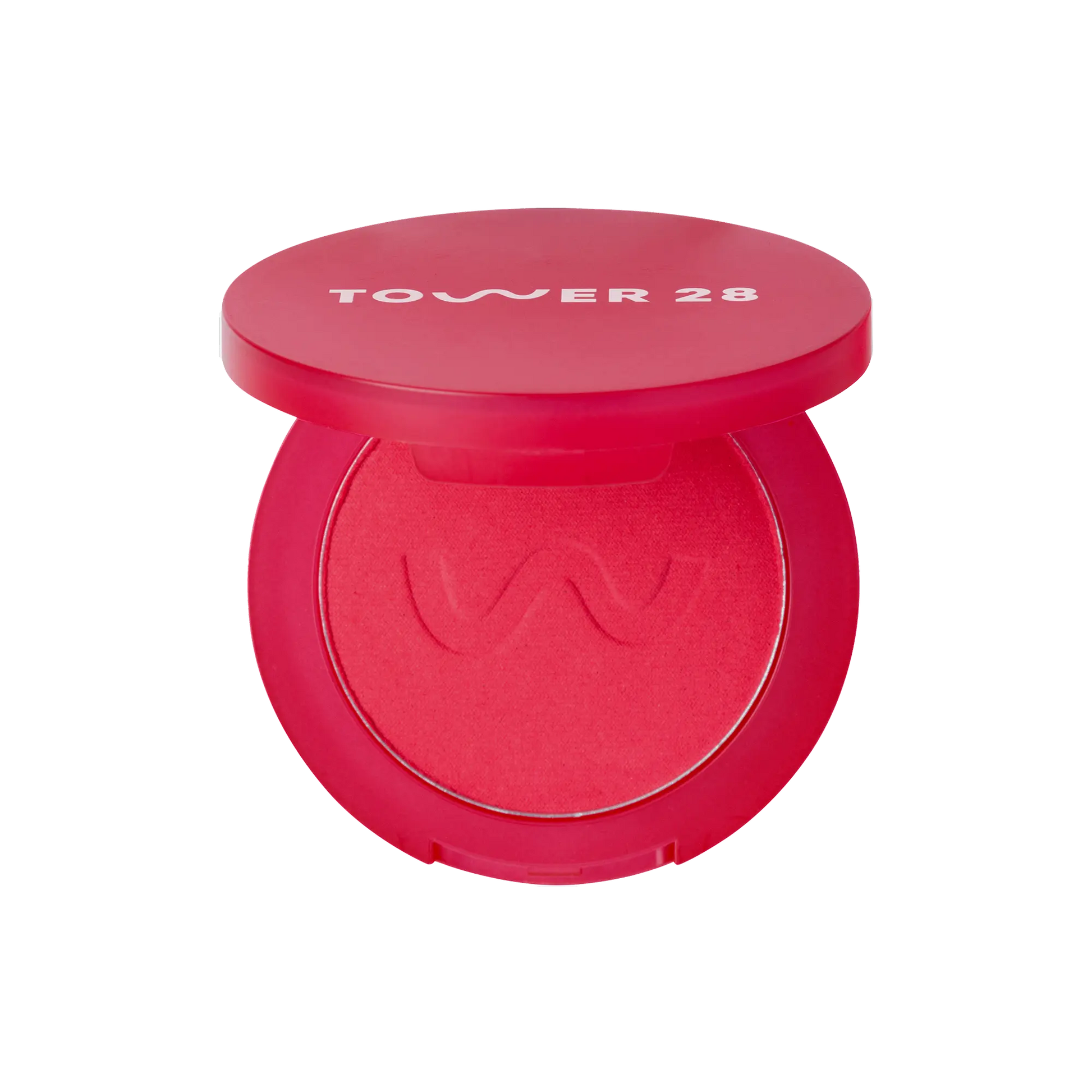The Tower 28 Beauty GetSet™ Matte Powder Blush in the shade Sunset Shirley. [Sunset Shirley]