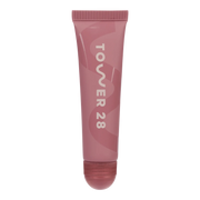 The Tower 28 Beauty LipSoftie® Lip Treatment in the shade Sugar Plum. [Sugar Plum]