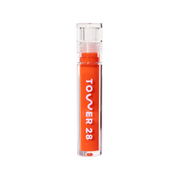 The Tower 28 Beauty ShineOn Lip Jelly in the shade Fire. [Fire]